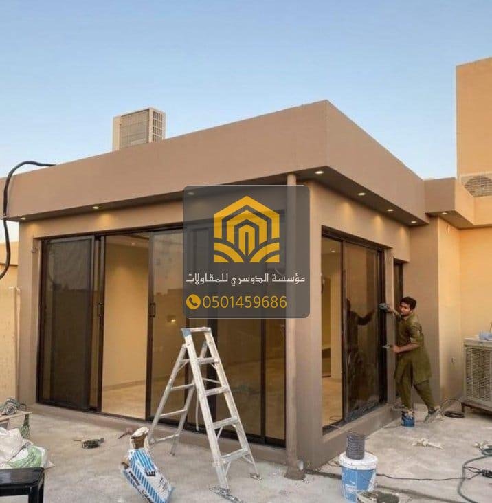 مقاول بناء ملاحق إسمنت بورد حي البساتين بجدة بتصاميم فاخرة وحديثة