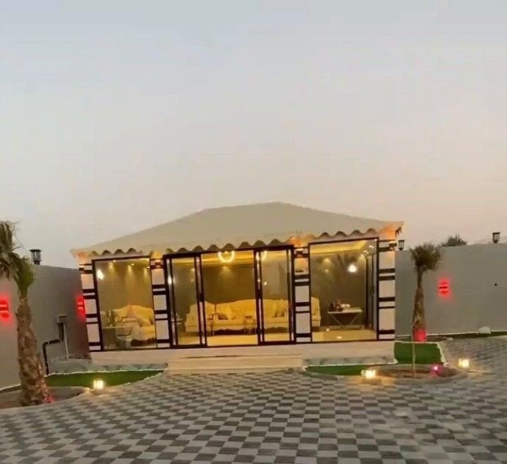 مجلس خارجي فاخر بتكلفة مناسبة بيوت شعر جدة
