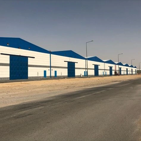 مستودع جاهز بالكامل مع التشطيبات يقوم بها مقاول تركيب مستودعات جدة